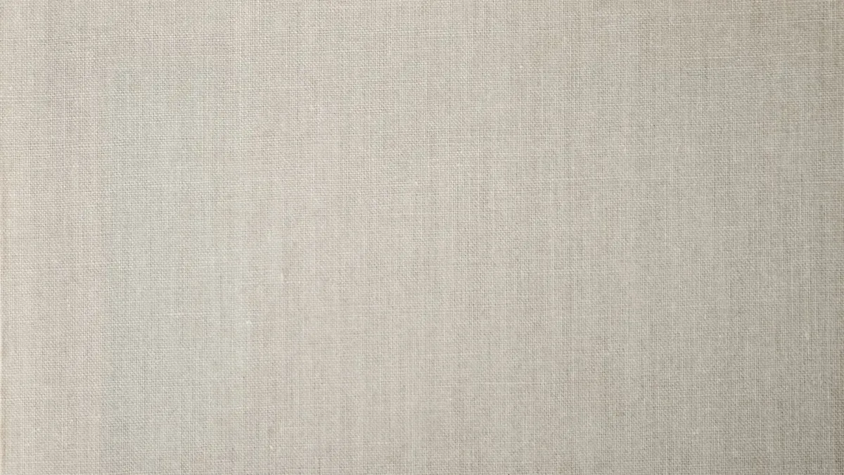 ベージュのリネン生地
